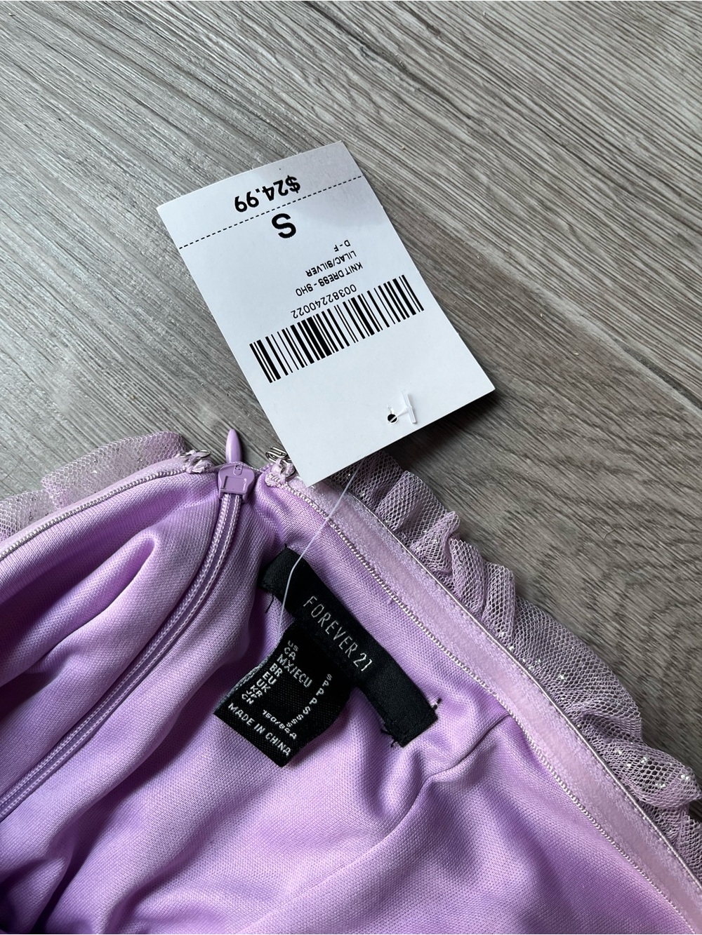 Lavender Off-Shoulder Ruched Mini Dress - Picture 5 of 8